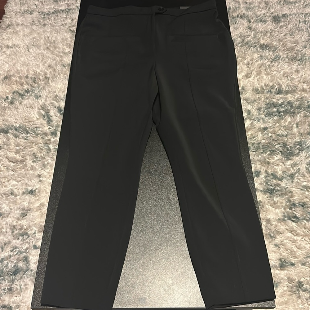 B6) black dress pants